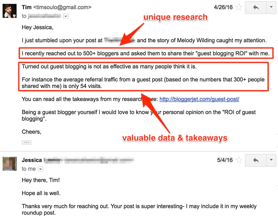 Link Building Outreach Email